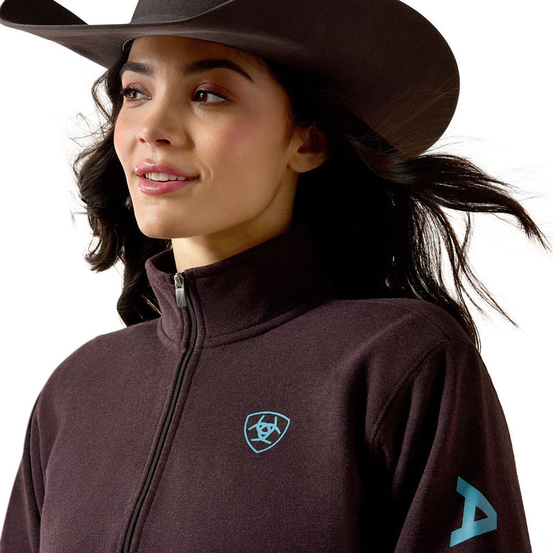 Ariat Women's Foundation Logo Chocolate Plum Sweatshirt
