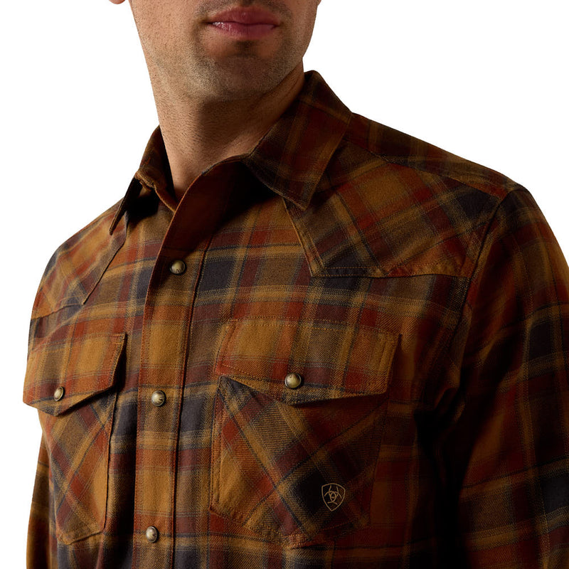 Ariat Men's Retro Hynes Rubber Plaid Shirt
