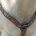 Circle Y Saddlery Dark Flash Arizona Flower Breast Collar