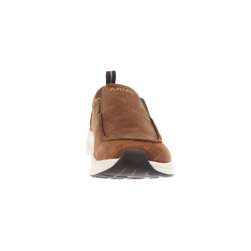 Ariat Men's Buckeye Slip on Waterproof Tan Bark Casual Shoe