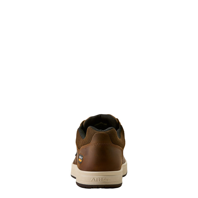 Ariat Men's Outmatch Distressed Brown Composite Toe Work Lace Up Shoe