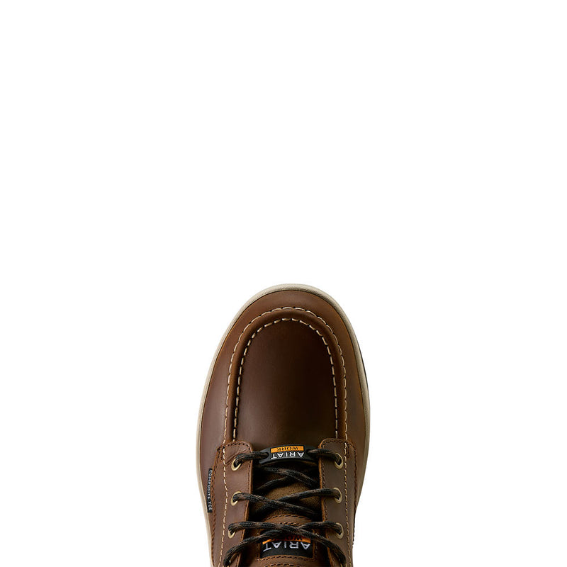Ariat Men's Outmatch Distressed Brown Composite Toe Work Lace Up Shoe