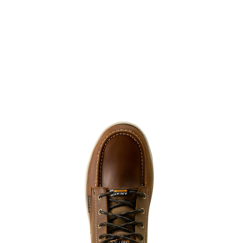 Ariat Men's Outmatch Distressed Brown Mid Composite Moc Toe Work Shoe