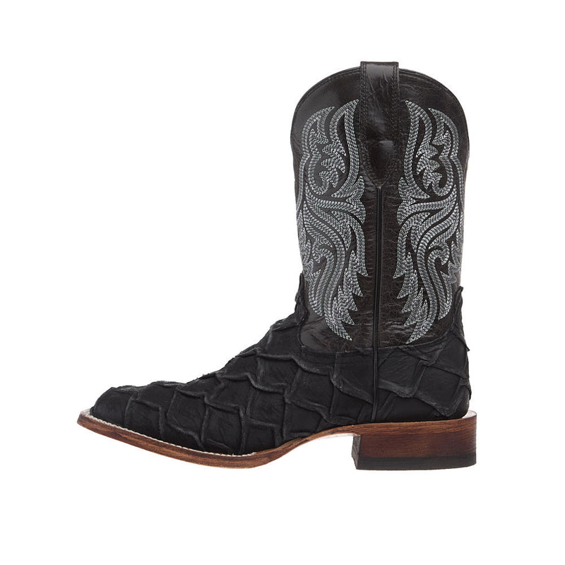 Ariat Men's Riverside Black Bass Print 11in Bayou Black Top