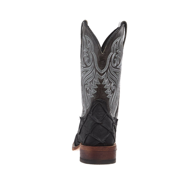 Ariat Men's Riverside Black Bass Print 11in Bayou Black Top