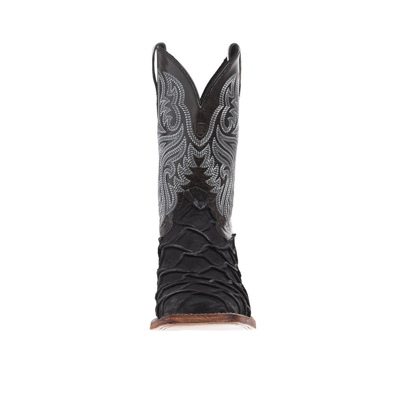 Ariat Men's Riverside Black Bass Print 11in Bayou Black Top