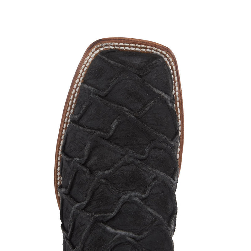 Ariat Men's Riverside Black Bass Print 11in Bayou Black Top