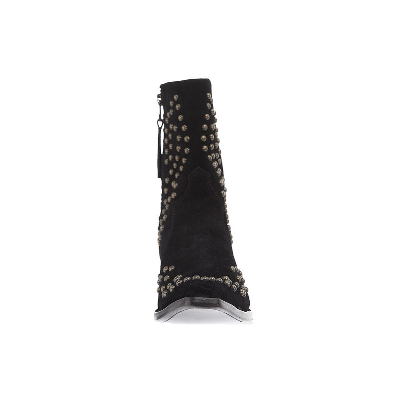 Ariat Women's Siren Black Suede Studded Bootie
