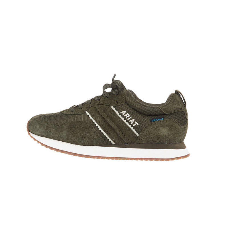 Ariat Women's Olive Night Waterproof Ranch Runner Tennis Shoe