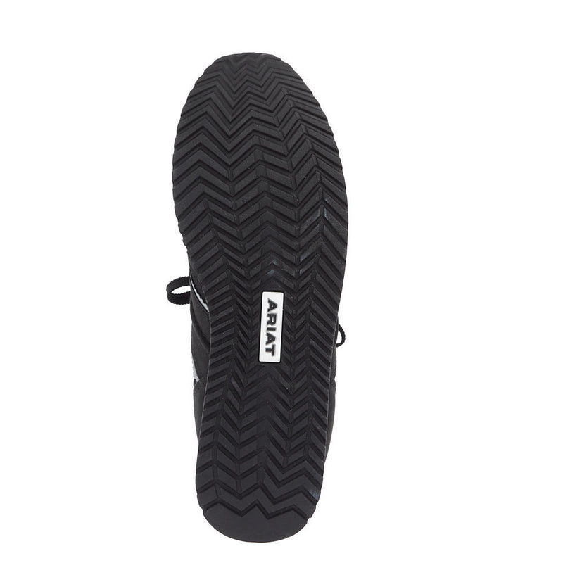 Ariat Women's Ranch Runner Carbon Black Waterproof Tennis Shoe
