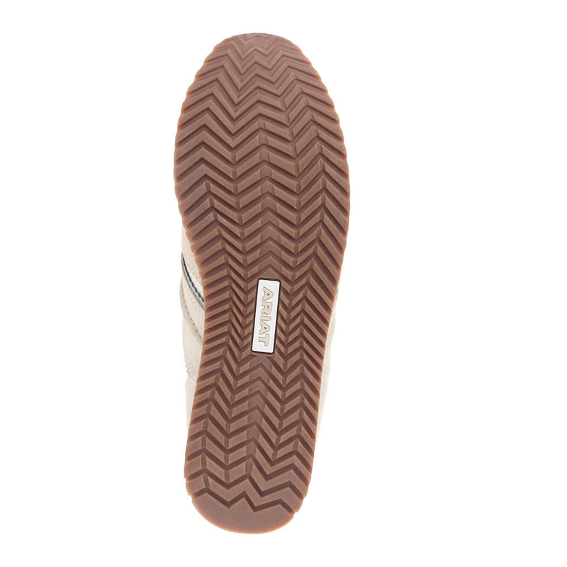 Ariat Women's Cloud Cream Waterproof Ranch Runner Tennis Shoe