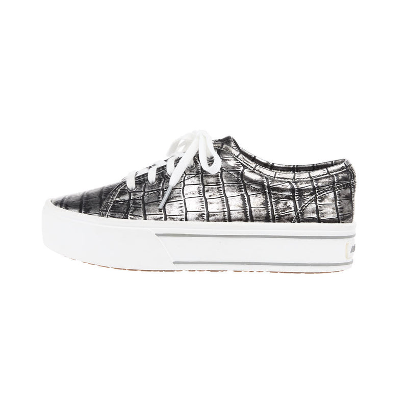 Ariat Women's Skylar Silver Croc Print Lace Up Shoe
