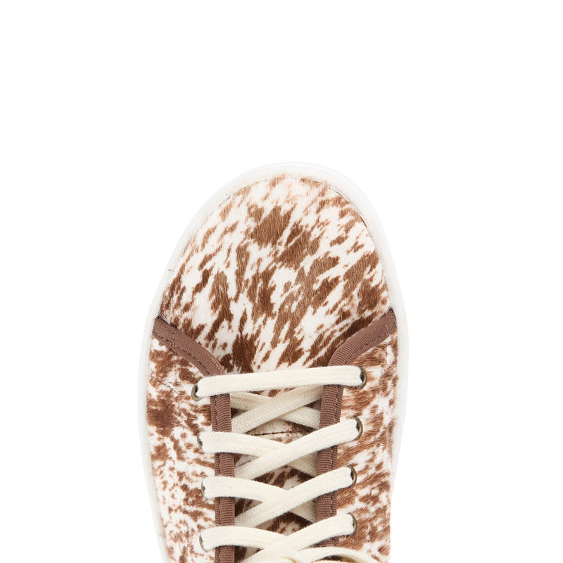 Ariat Women's Skylar Speckled Cow Print Lace Up