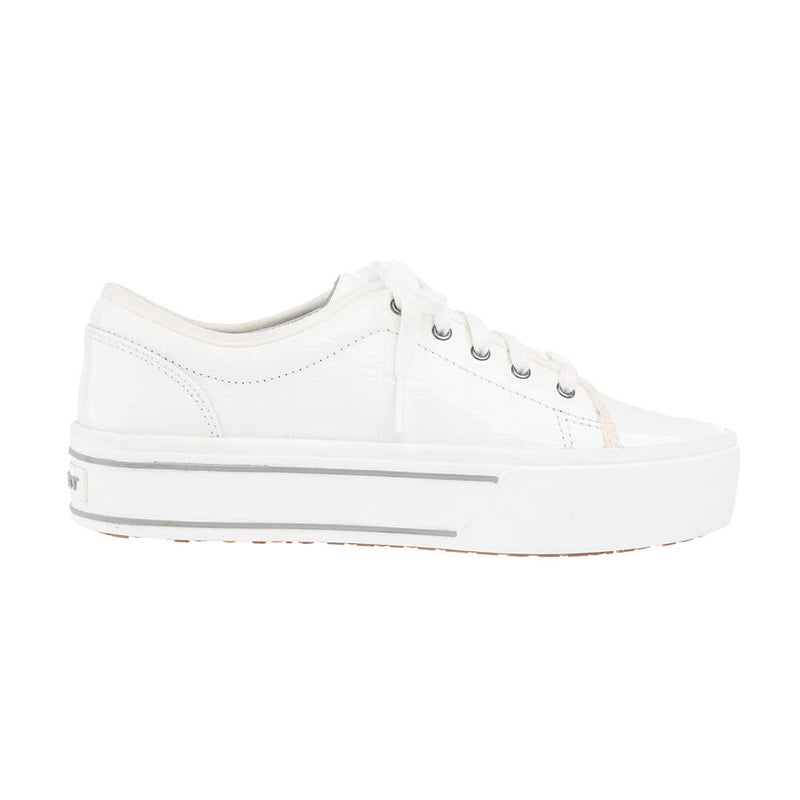 Ariat Women's Skylar Patent White Croc Print Lace Up
