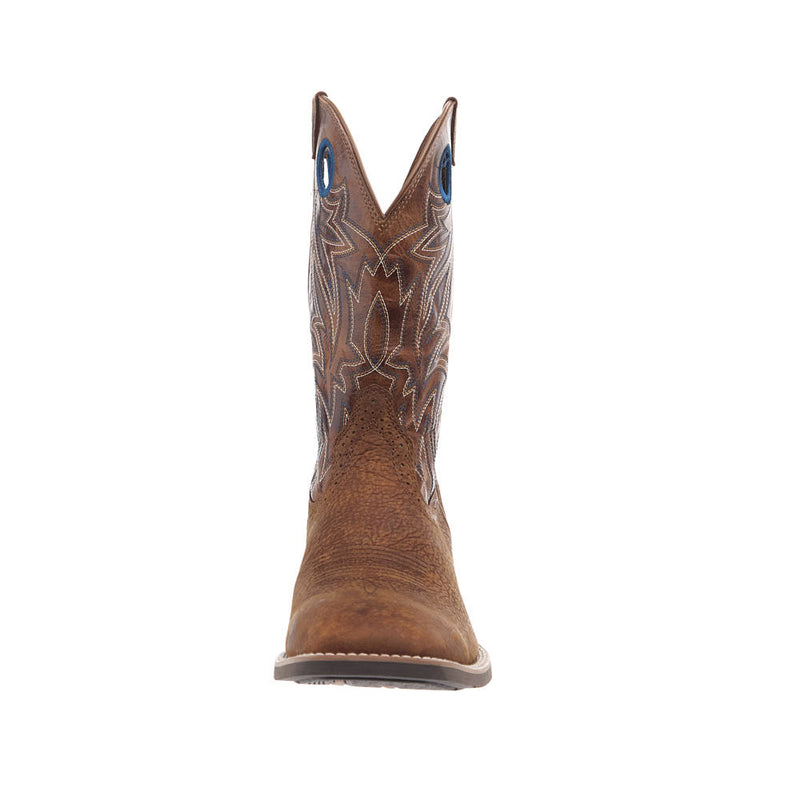 Ariat Men's Sport Sidebet Toasted Grain Vamp 11in Dark Tan Top