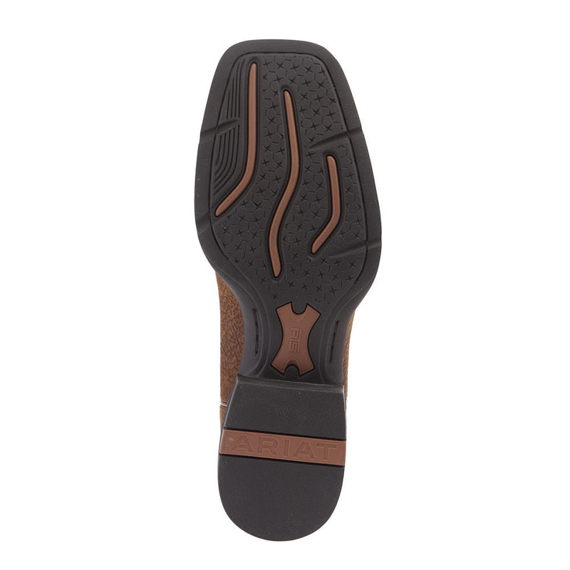 Ariat Men's Sport Sidebet Toasted Grain Vamp 11in Dark Tan Top