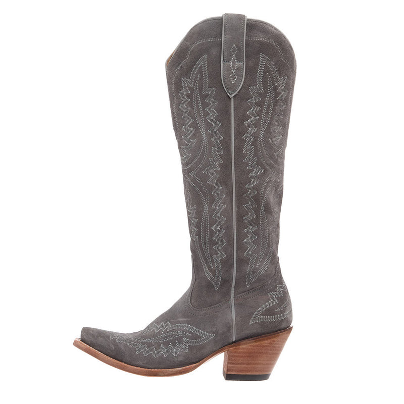 Ariat Women's Casanova Ash Suede Vamp 16in Matching Top Boot