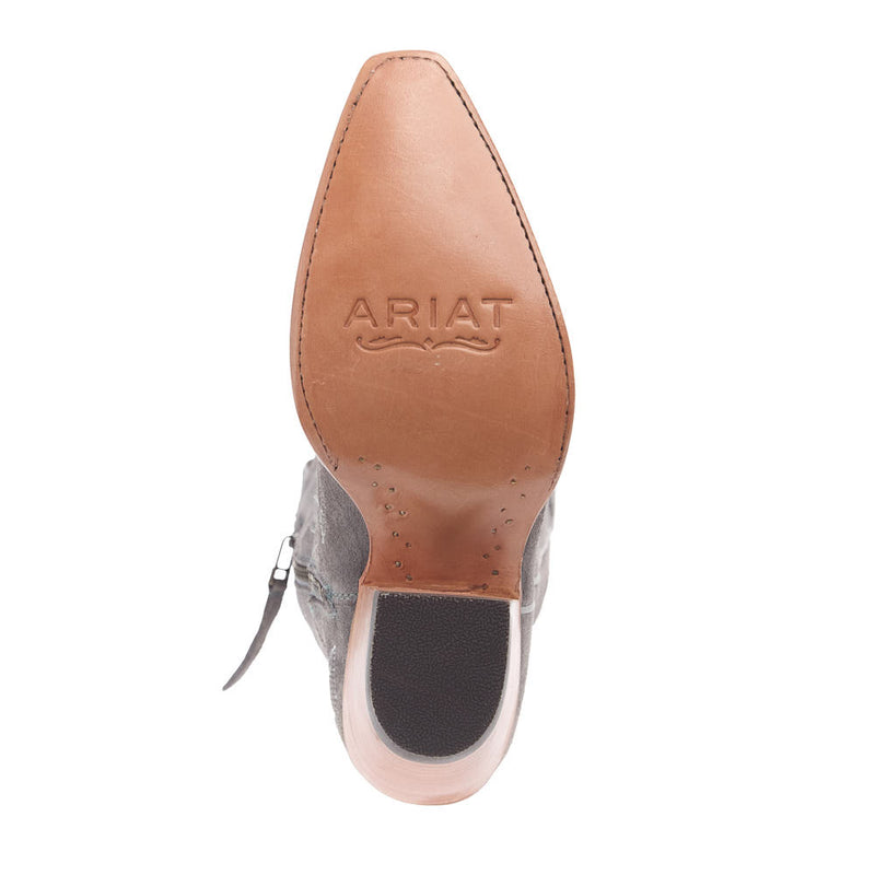 Ariat Women's Casanova Ash Suede Vamp 16in Matching Top Boot