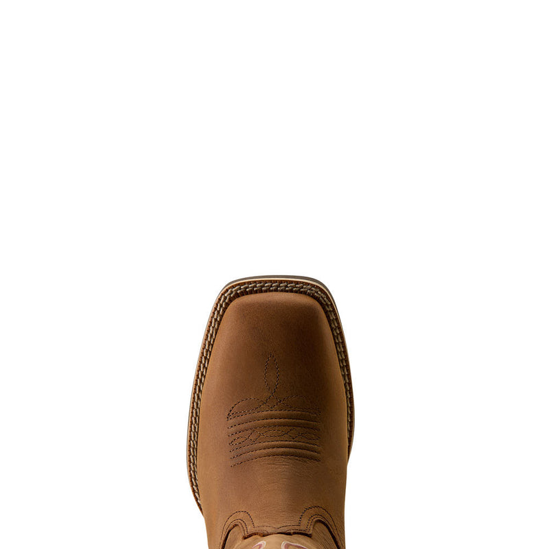Ariat Women's Round Up Waterproof Brown Vamp 11in Matching Top Boot