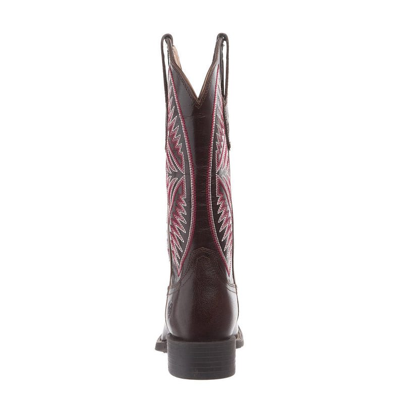 Ariat Women's Round Up Ruidoso Brown 12in Wide Square Toe Western Boot