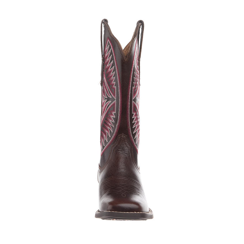 Ariat Women's Round Up Ruidoso Brown 12in Wide Square Toe Western Boot