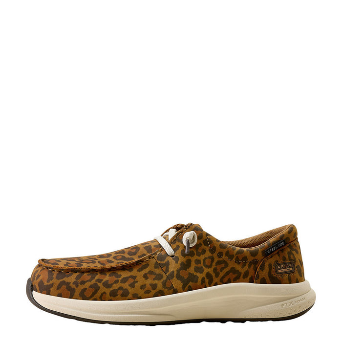 Ariat Women's Buckeye Cheetah Steel Toe Work Shoe