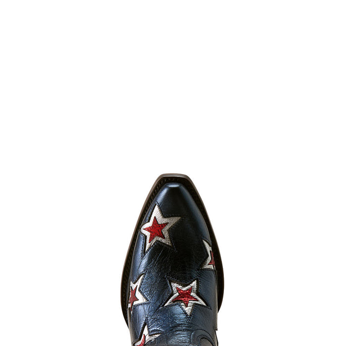 Ariat Women's Casanova Blue Inlay Star Vamp 16in Matching Top Boot
