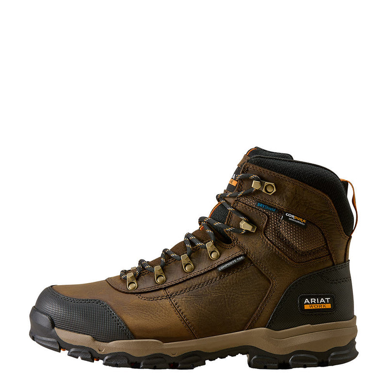 Ariat Men's Stryker Neo 6in Brown Waterproof Composite Toe Work Boot