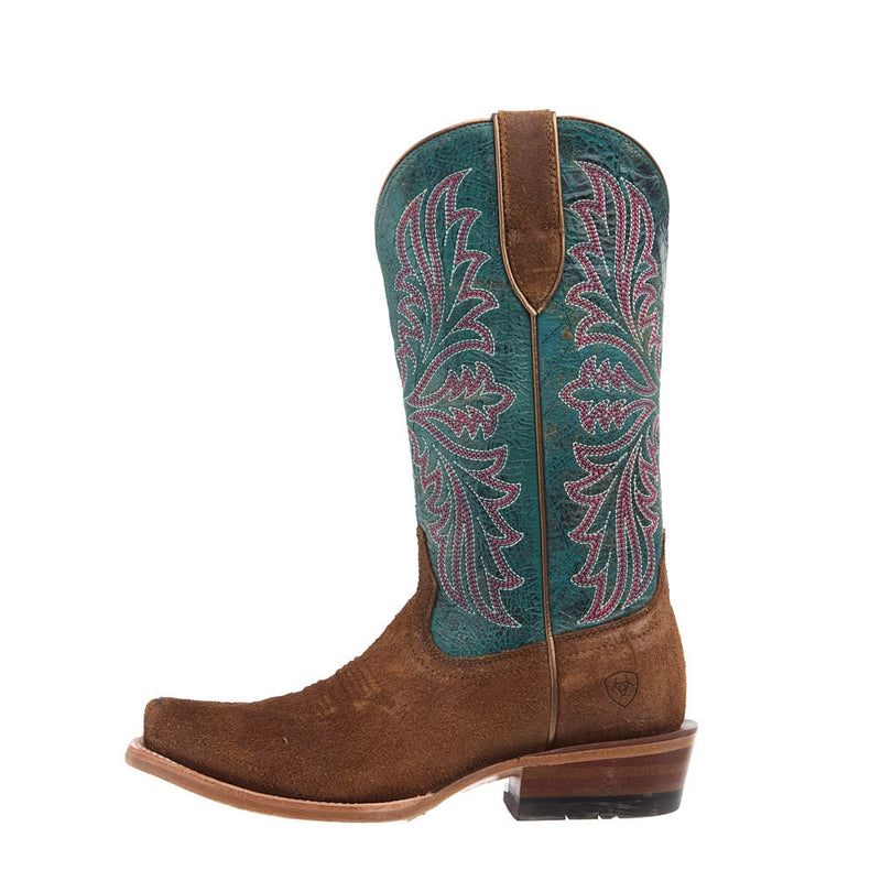 Ariat Women's Futurity Oak Foothill Brown Roughout Vamp 12in Boot