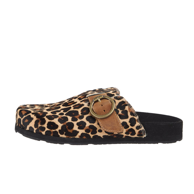 Ariat Women's Leopard Hair On Country Mule Slip On