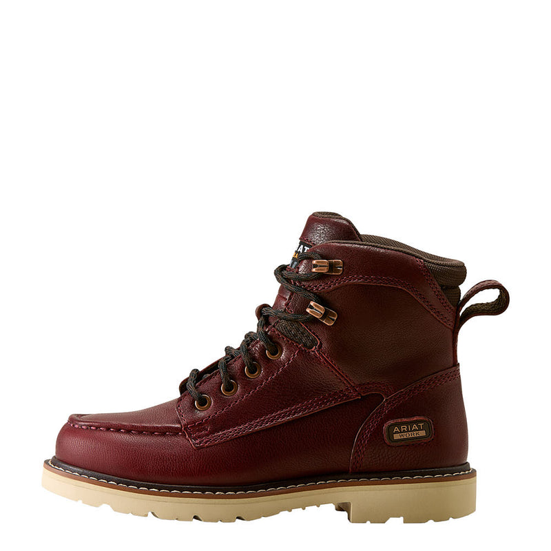 Ariat Women's Rebar Lift 6in Cranberry Lace Up Soft Toe Work Boot
