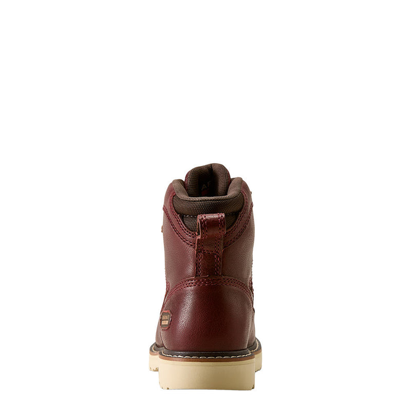 Ariat Women's Rebar Lift 6in Cranberry Lace Up Soft Toe Work Boot