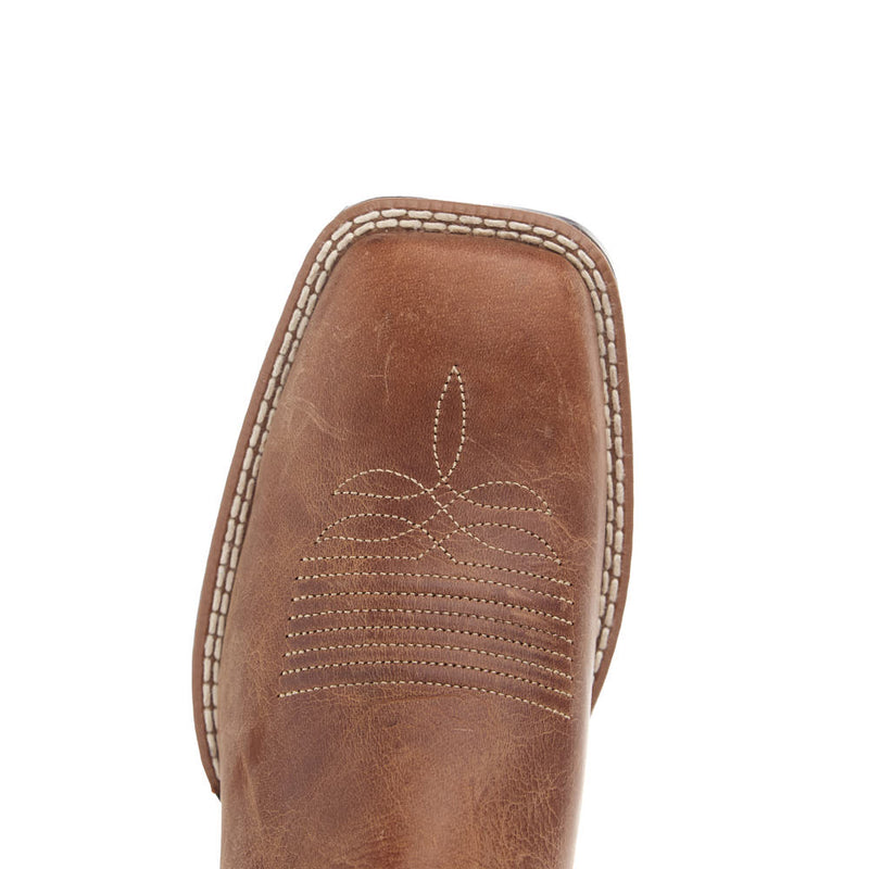 Ariat Women's Canyon Point Desert Sand Vamp 11in Red Embroidered Top Boot
