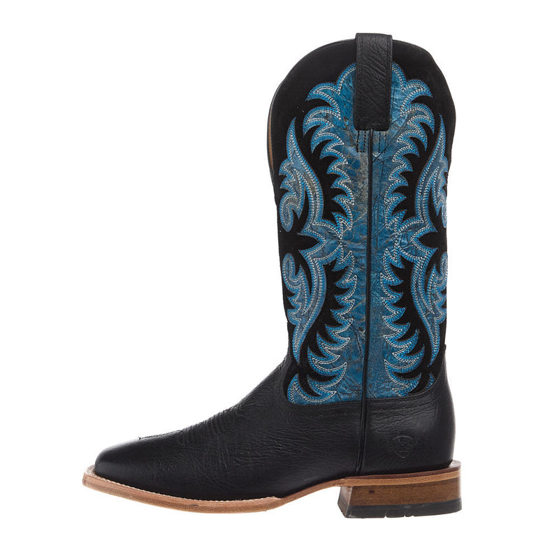 Ariat Men's Gritstone Best In Black Vamp 14in Bolt Blue Top