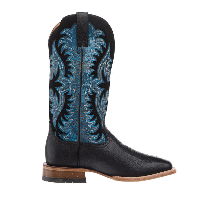 Ariat Men's Gritstone Best In Black Vamp 14in Bolt Blue Top