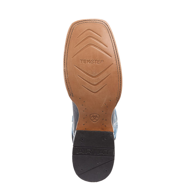 Ariat Men's Gritstone Best In Black Vamp 14in Bolt Blue Top
