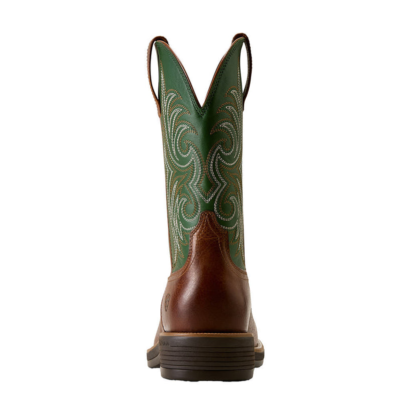 Ariat Men's Ranger Honeyed Tan 11in Woodland Green Top
