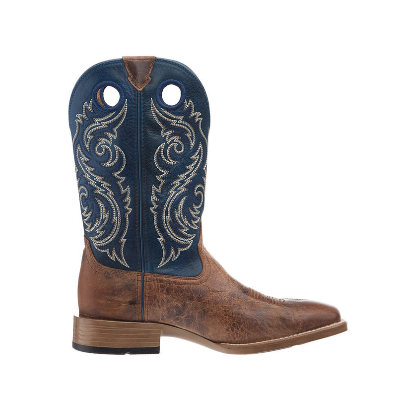 Ariat Men's Redcliff Autumn Tan Vamp 12in Midnight Azure Top