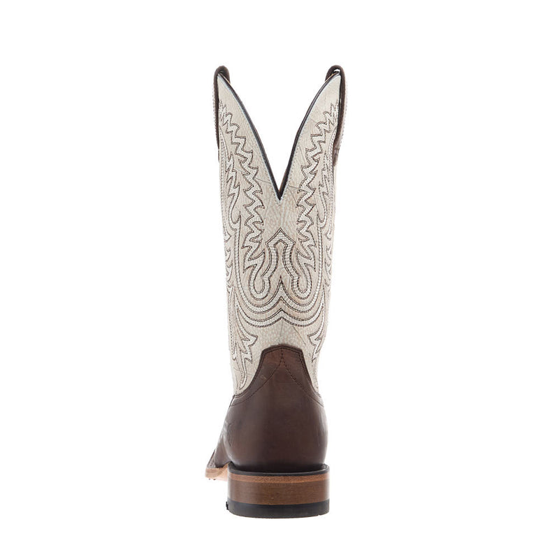 Ariat Men's Slatewood Dark Whiskey Vamp 13in Shredded White Top