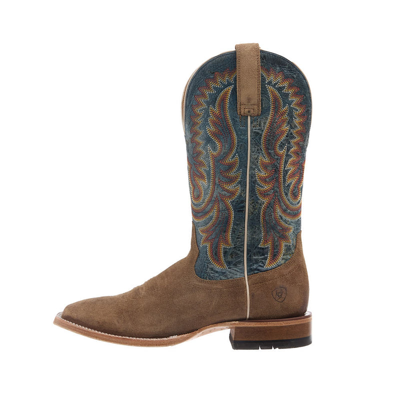 Ariat Men's Slatewood Timber Tan Roughout 13in Electric Wave Top