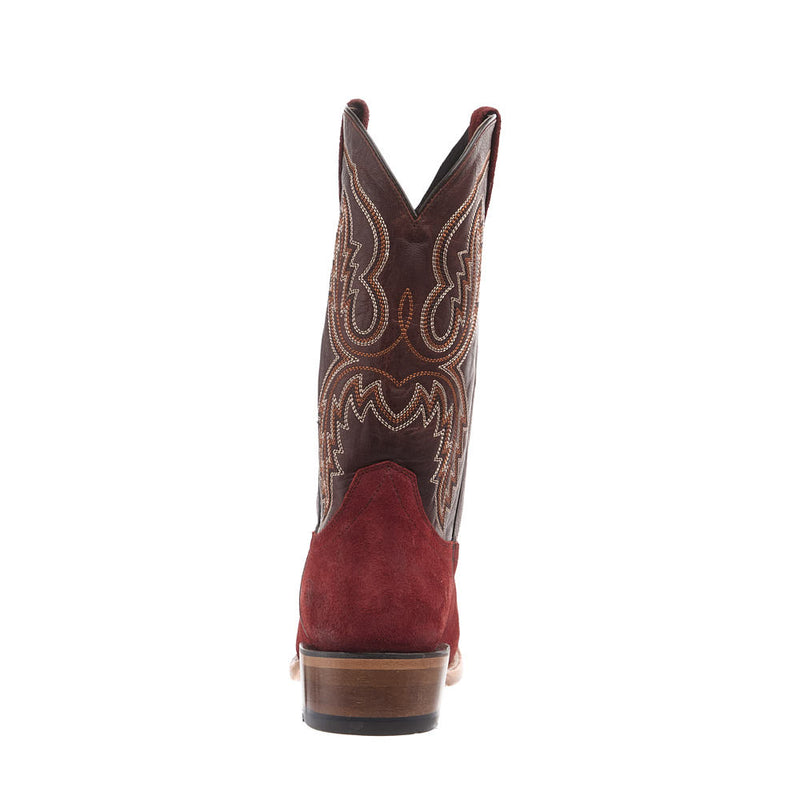 Ariat Men's Futurity Cashout Tuscan Red Vamp 12in Brown Butter Top