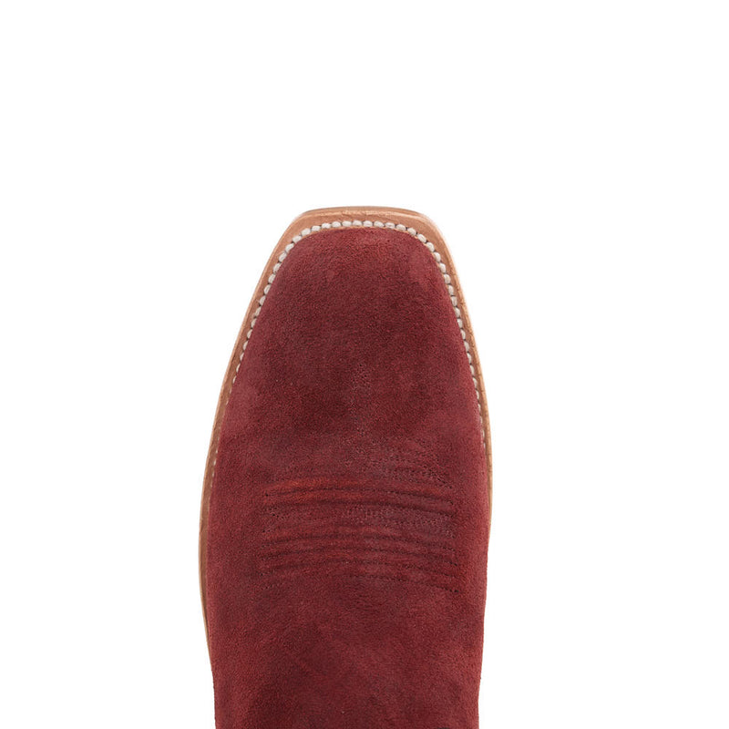 Ariat Men's Futurity Cashout Tuscan Red Vamp 12in Brown Butter Top