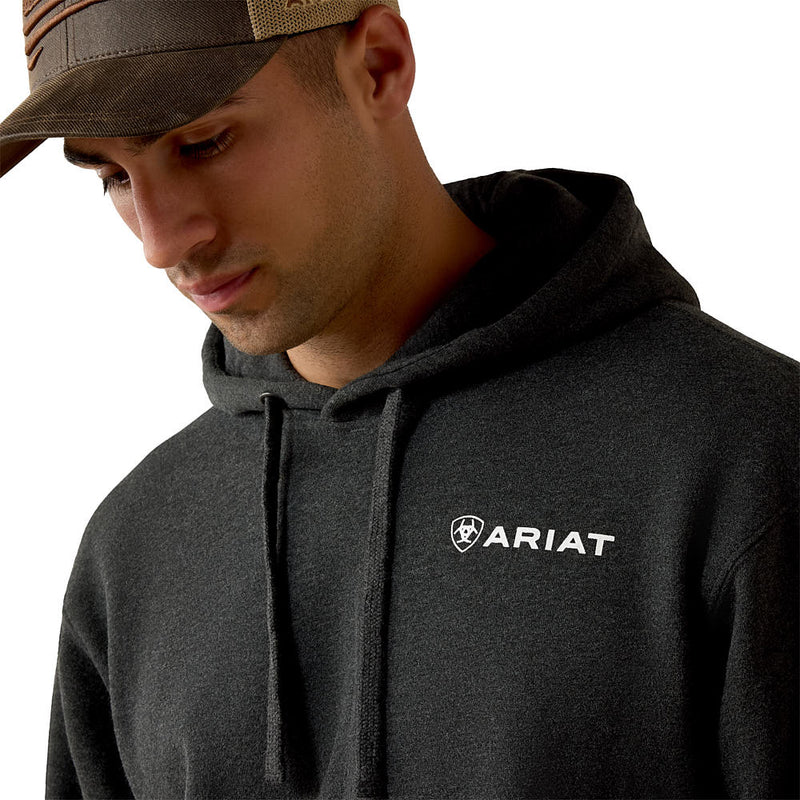 Ariat Men's Odyssey Grey Official Quality Hoodie