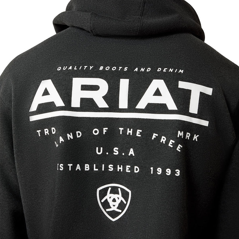 Ariat Men's Odyssey Grey Official Quality Hoodie