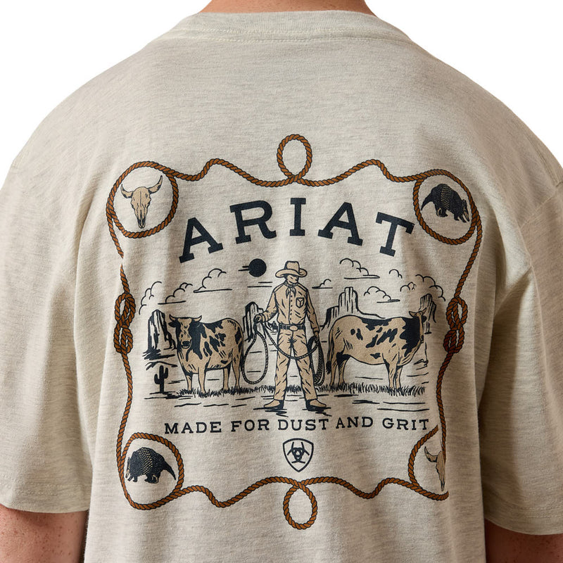 Ariat Boy's Oatmeal Bandana Bandit Tee Shirt