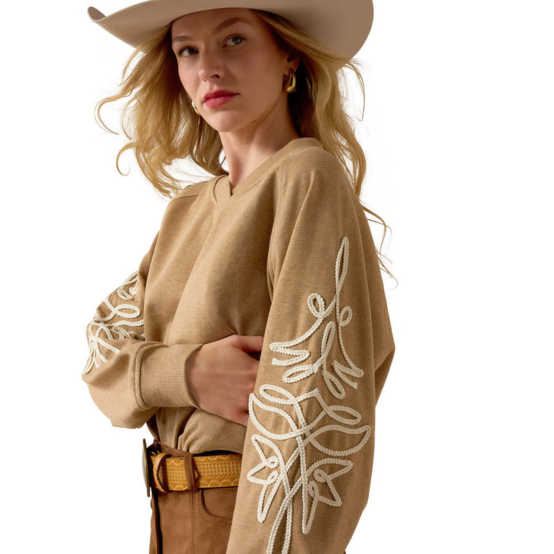 Ariat Women's Khaki Juliette Sweatshirt
