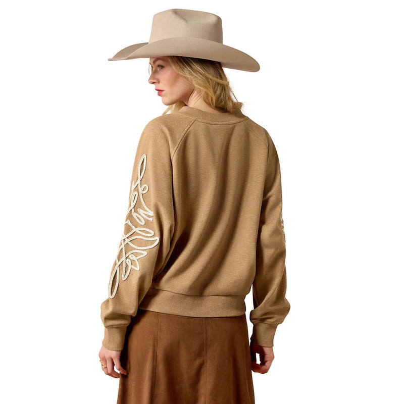 Ariat Women's Khaki Juliette Sweatshirt