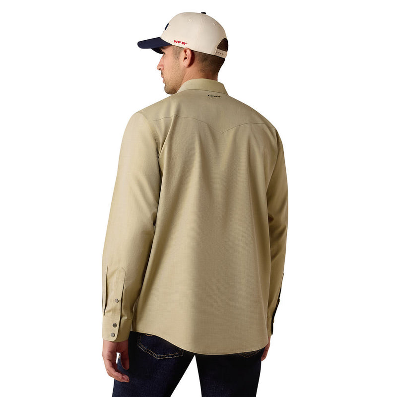 Ariat Men's Wrinkle Free Grape Leaf Shirt