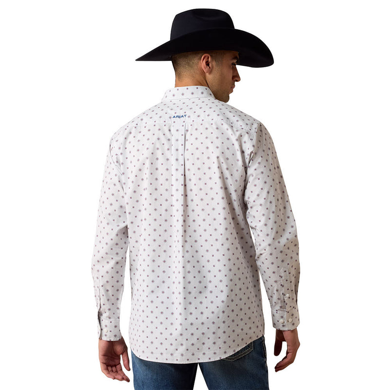Ariat Men's Nielsen White Medallion Classic Shirt