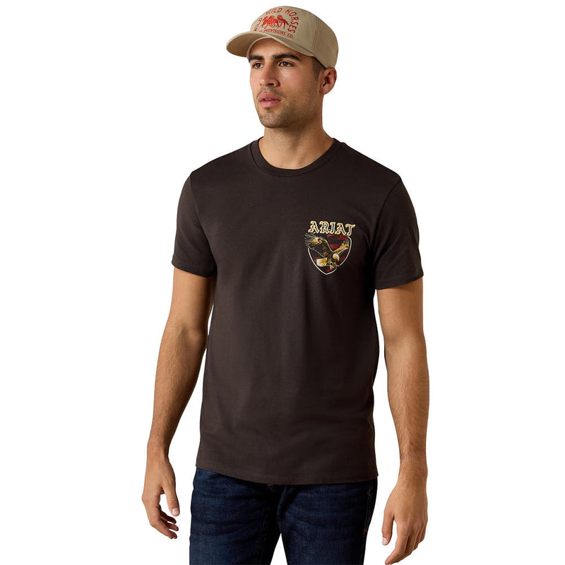 Ariat Men's American Talon Vintage Black Tee Shirt